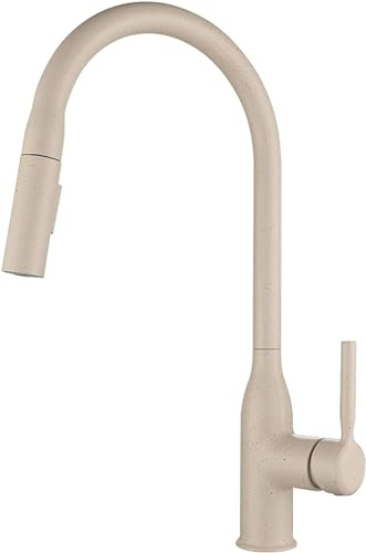 JQFDD Avena Rubinetto Cucina con Doccetta Estraibile Miscelatore Cucina Ottone Girevole a 360° Rubinetto per Cucina Monocomando Acqua Calda e Fredda Rubinetti per Lavelli da Cucina, Montato sul Ponte