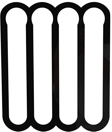 Akozon Porte-capsules de café, Dosettes Murales, Support Mural d'affichage de Stockage monté Verticalement et Horizontal, Compatible avec FoRVertuoLine (Plastique)