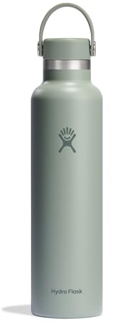 Hydro Flask – Standard Flex Cap 710 ml (24 oz) Bouteille – Acier inoxydable, étanche, compatible porte-gobelets – Isolation 24 h froid & 12 h chaud – Agave