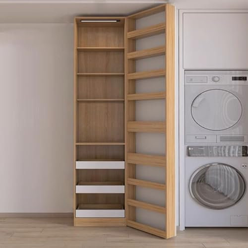 WEIDPHL Lagerschrank Für Lebensmittel, Standschränke Mit Türen Und Regalen, Großraum-Küchenschrank Für Die Speisekammer Für Das Esszimmer,Small