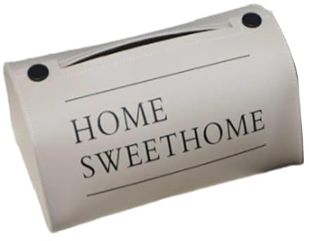 JINGLING Caja dispensadora de pañuelos, soporte para pañuelos de cosméticos, creativo resistente al polvo de piel sintética, decorativo, ahorra espacio, multifuncional para servilletas, para mesa,