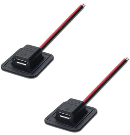 XAGMODSHN Câble d'alimentation Câble À Forte Vitesse avec Sortie Stable pour Les Lumières LED Powerbanks Appareils Mobiles 10 Cm Longueur Chargement Vitesse