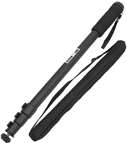SHINEOFI Portable Compact Camera Monopod Made of Sturdy Aluminium Alloy, Stable and Lightweight with Max 3kg Bearing Capacity, for Travel and Outdoor Photography