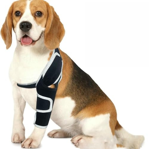 Hunde-Schulterbandage für Vorderbeine, atmungsaktiv und abriebfest, schützt vor Lecken