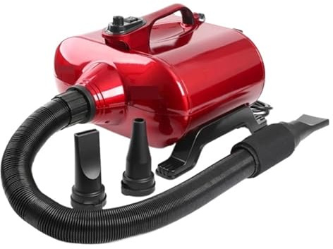 3000W Pet Hair Dryer Dog/Cat Grooming Blower Double Motor Wind Machine Clothes Dog Box Supplies Accessories Fast Safe Drying(Red)