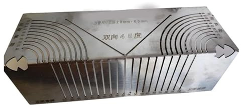 Guía de corte de sillín de tubo de precisión | Medidor de contorno flexible para un marcado eficiente de tuberías de metal, diseño de juntas de soldadura y plantillas de fabricación (20-65)