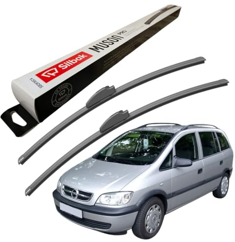 Silbak Windscreen Wipers, fits for VAUXHALL ZAFIRA (03/1999-07/2005) Front Wiper Blades, 600mm/550mm