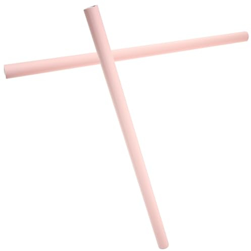 TOKIDNY Palo de Entrenamiento para Yoga 2 Piezas 60 Cm, Barra Correctora de Postura de Espuma Núcleo de Acero, Bastón para Estiramiento y Apertura de Hombros, Equipo Portátil para Fitness