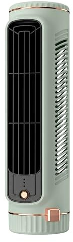 Mini unidad de aire acondicionado para dormitorio Mini ventilador de torre sin aspas de CA Aire acondicionado de torre de de circulación 3D Bajo nivel de ruido Uso vertical y horizontal Verde