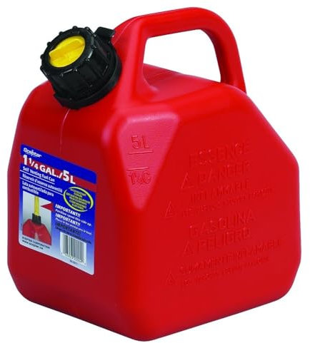 Scepter Tanica di Benzina - Modello B20 - capacità di 5 L - Tappo con Sistema di Apertura di Sicurezza - Realizzato in Polietilene - Omologato - Molto Resistente