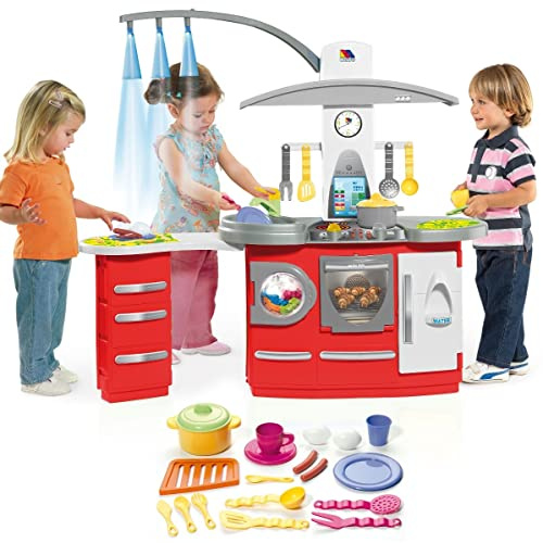 MOLTO | Cucina giocattolo per bambine e bambini con veri elettrodomestici e luci | Giocattoli educativi per bambini | Dai 3 anni in su