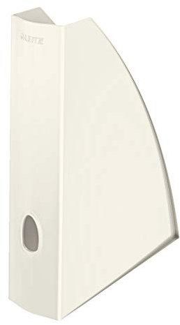 Leitz Stehsammler, A4, Zur Aufbewahrung von Dokumenten und Zeitschriften, Mit Griffloch, Weiß, WOW, 52771001