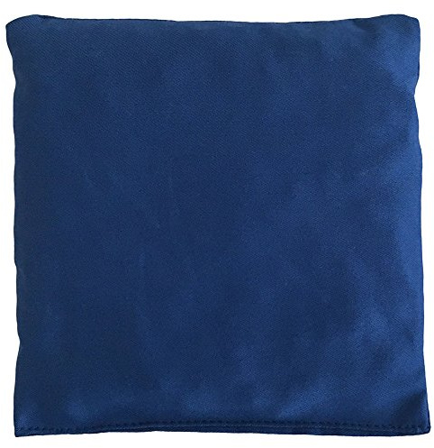 Bio-Dinkelkissen 12x12cm - Bio Füllung & Bio Stoff enzianblau - Wärmekissen & Kältekissen Körnerkissen
