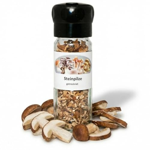 Hawlik Pilzbrut - Molinillo de setas porcini - La especia perfecta para sus platos - setas secas para condimentar y refinar - Funghi Porcini