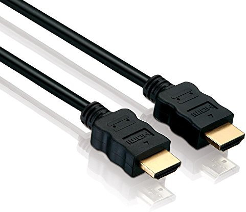 conecto HDMI Kabel HIGH Speed mit Ethernet (vergoldete Stecker, Full HD 1080p, 3D, UHD, 4K) 1,0m