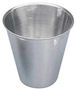 1 x Behrend einnehme Tasse en acier inoxydable, gobelets à médicament, la médecine Gobelets gradués, 30/50 ml