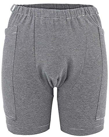 Urinbeutel, Urinsammler, Urinbeutelhose pflegeleicht weiches Gewebe Bequeme Inkontinenzhose Anzug für tagsüber Outdoor Aktivitäten (Nicht einschließlich Urinbeutel)(L-Men)