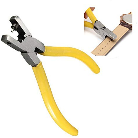 Perforatrice pour cuir - Perforation facile - Trous ronds de 2 mm pour ceinture, selle, bracelet de montre, chaussures, vêtements, etc.