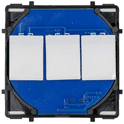 BSEED Interruptor de luz táctil de 2 Gang 1 vía con indicador LED para productos de bricolaje（Carga máxima: 3-500 W）