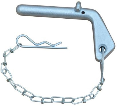 FKAnhängerteile Lot de 4 goujons à emboîter, boulons avec chaîne et goupille 16 mm.