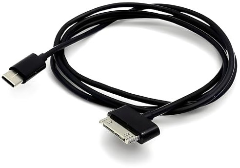 ClipGrip USB C to 30 Pin Cable, 3ft Type-C to 30-Pin Sync Adapter and Charger (Black)