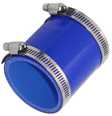 Ablaufschlauch Ansaugrohr-Kupplung, blau, Länge 76 mm, Silikonschlauch, gerader Anschluss, Auto-Ladeluftkühler, Turbo Wasserpumpe(Color:ID 70MM)