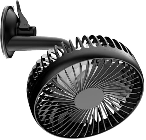 ULTECHNOVO Ventilador De Ventosa Refrigeración para Asiento Ventilador Eléctrico 12v/24v