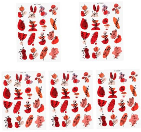 KONTONTY 5 Blätter Aufkleber Aus Tonabziehbilder Übertragen Überweisungen Für Das Handwerk Diy-ton-abziehbilder Diy-transferaufkleber Ton-transfer-aufkleber Tontransfers Papier