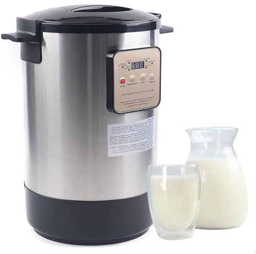 12L Automatic Fermentation Machine 90W Electric Yogurt Maker Machine Stainless Steel Wine Maker Countertop Fruit Vinegar Fermenter