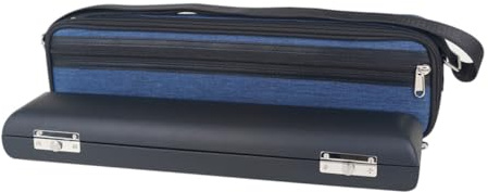 VICASKY Flötentasche Oxford-tasche Für Flöte Tragbar Aufbewahrungstasche Für Flöteninstrumente Blau Schwarz Ledertasche Für Flöte