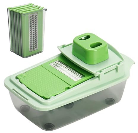 Affettaverdure – Affettaverdure per | Affettatrice per cetrioli | Affettatrice alimentare multifunzione | Affettatrice a cubetti di | Affetta patate | Affettatrice per verdure