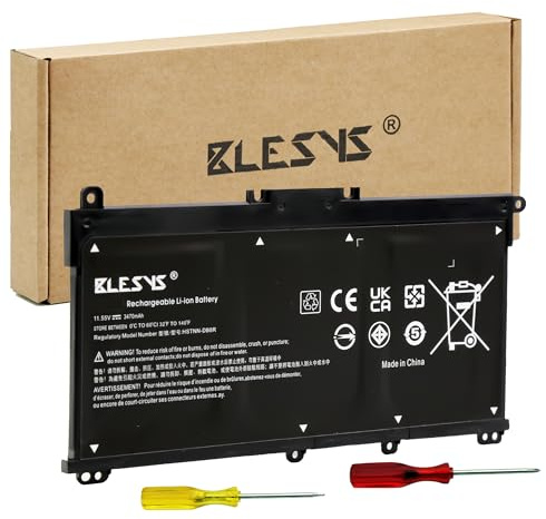 BLESYS Batería portáti para HP Laptop 15-da0xxx 15-da1xxx 15-da1033ns 15-da0000ns 15-da1045ns 15-da0081ns 15-da0071ns 15-da0051ns 15-da0072ns 15-da0109ns 15-da0085ns 15-da0029ns 15-da0045ns