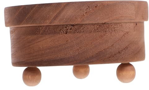 RORPOIR Portabicchieri in Legno Per Feste Organizer Per Tazze Da Caffè e Bicchieri Di Carta Design Compatto Per Bar e Scrivania in Stile Rustico