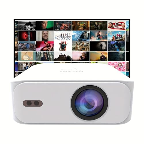 Short Throw Mini projector with WiFi and Wireless, 2025 Upgrade Outdoor Portable Movie Projector Native 1080P,Support 4K decoding, Auto Vertical Keystone, Home Projector for Phone/TV Stick, VenirCool