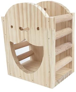 HOODANCOS Futterraufe zur Minimierung von Verschwendung mit Edelstahl Festes Design für Meerschweinchen und Kaninchen im Kleintierkäfig Innen