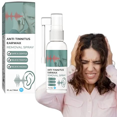 Spray pour Traitement des Oreilles,Soulagement Acouphènes Auriculaires,Tinnitus Relief Spray,Spray Soulagement des Acouphènes,Tinnitus Relief for Ringing Ears Spray,Spray Anti-Acouphènes,30ML
