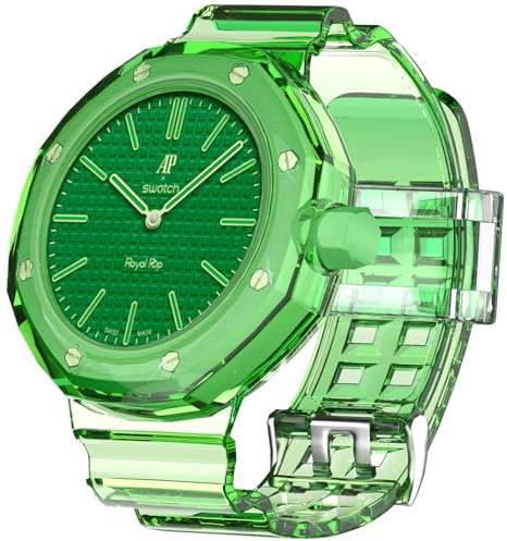 TingYR Kompatibel med Swatch Royal Pop, lätt vikt, lätt att byta ut, mjukt klockfodral med ett stycke., Swatch Royal Pop, Silikon