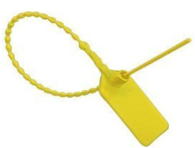 100 x Sicherheitsplomben Plomben Gelb Pull-tie Sicherheit Seal O-Ringe Siegelwachs