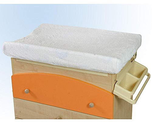 Wickelunterlage, Frottee, universal, 100% Baumwolle, Made in Italy Rosa