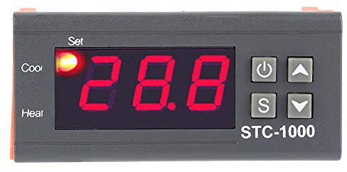 Termostato Digitale Regolatore di Temperatura con Display LCD da -50 a 99 Gradi 110-220V