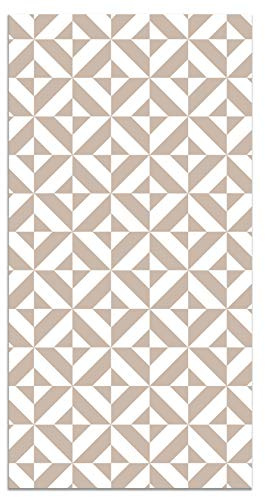 Panorama Vinylteppich - Modell Rosa Geometrie 60x250 cm - Verschiedene Größen - Deko Küche, Läufer und Outdoor