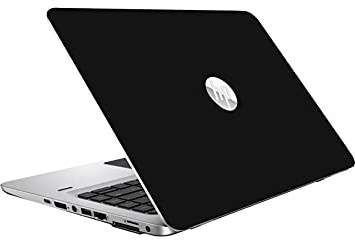AlphaWraps Skin for HP EliteBook 840 G3 Laptop | Matt Black | Protective and Durable Vinyl Decal wrap Cover | Made in The UK