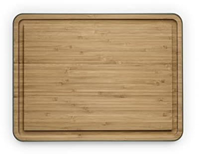 EVA SOLO | Green Tool Bambus-Schneidebrett mit Saftrille | rutschfest mit Silikonpads und tiefer Saftrille | FSC-zertifizierter Bambus | Dänisches Design und Funktionalität | Rutschfest mit Silikon-Pads und tiefer Saftrille