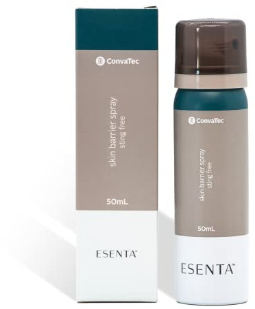 ConvaTec ESENTA Skin Barrier for Protection of Atoms and Wounds, Silicone Based, Puncture and Alcohol Free, 50 ml Spray Bottle (Pack of 1)