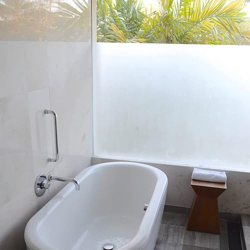 Milchglasfolie Premium weiß matt (2 Jahre GARANTIE) Fensterfolie Blickdicht Sichtschutzfolie Fenster Selbstklebend (61cm x Meterware)