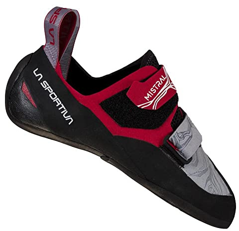 La Sportiva Women's Mistral Rock Climbing/Bouldering Shoe (2024), Velvet/Cloud, 7.5-8 US (Equivalent to 39 EU)