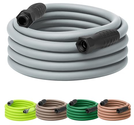 Colors HFZC550GYS Gartenschlauch, 1,6 cm, 1,6 cm, 1,6 cm, 1,9 cm, 11 1/2 GHT, schiefergrau