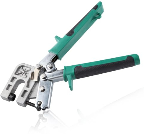 LEONTOOL Crimpadora de pernos de metal de 10 pulgadas, alicates de crimpadora de pernos de bloqueo, herramientas de paneles de yeso, herramienta de mano para la mayoría de proyectos de decoración de