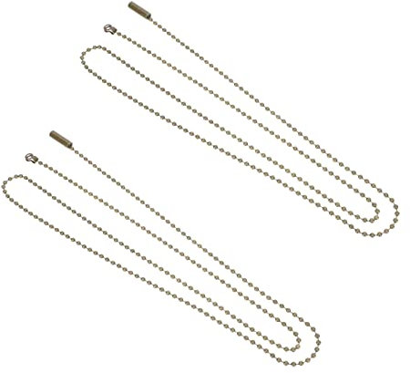 Homoyoyo 2stücke Langlebige Zugketten Aus Hochwertigem Für Deckenventilator Lampenzugschalter Vintage Praktische Lampenzubehör Ersatz Für Bettlampen Und Deckenleuchten