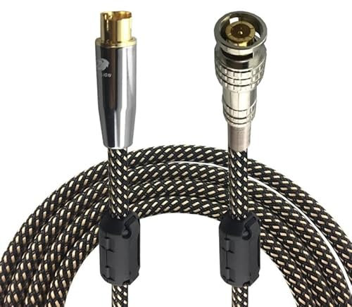 ZGYDNM Cavo Video 4 Pin Maschio S-Video a BNC Maschio Femmina 75-5 Cavo di interconnessione Segnale Video Monitor Q9 Linea di Sicurezza Video OFC 1M 2M (Color : S to BNC Female, Size : 10m)